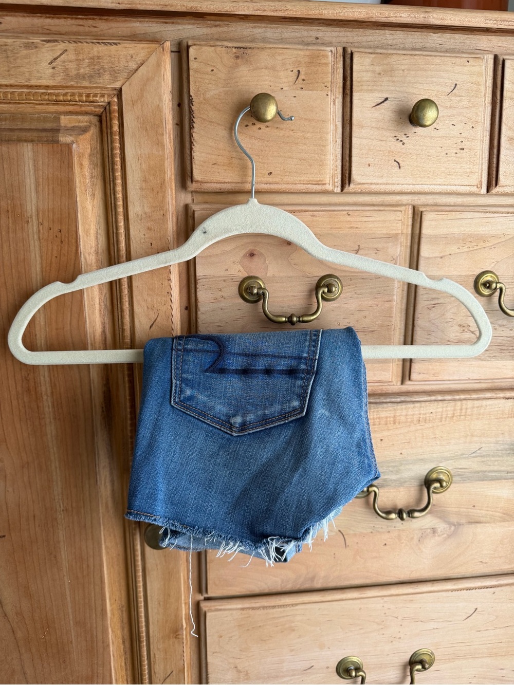 American Eagle Outfitters Medium Blue Denim Cutoff Shorts
